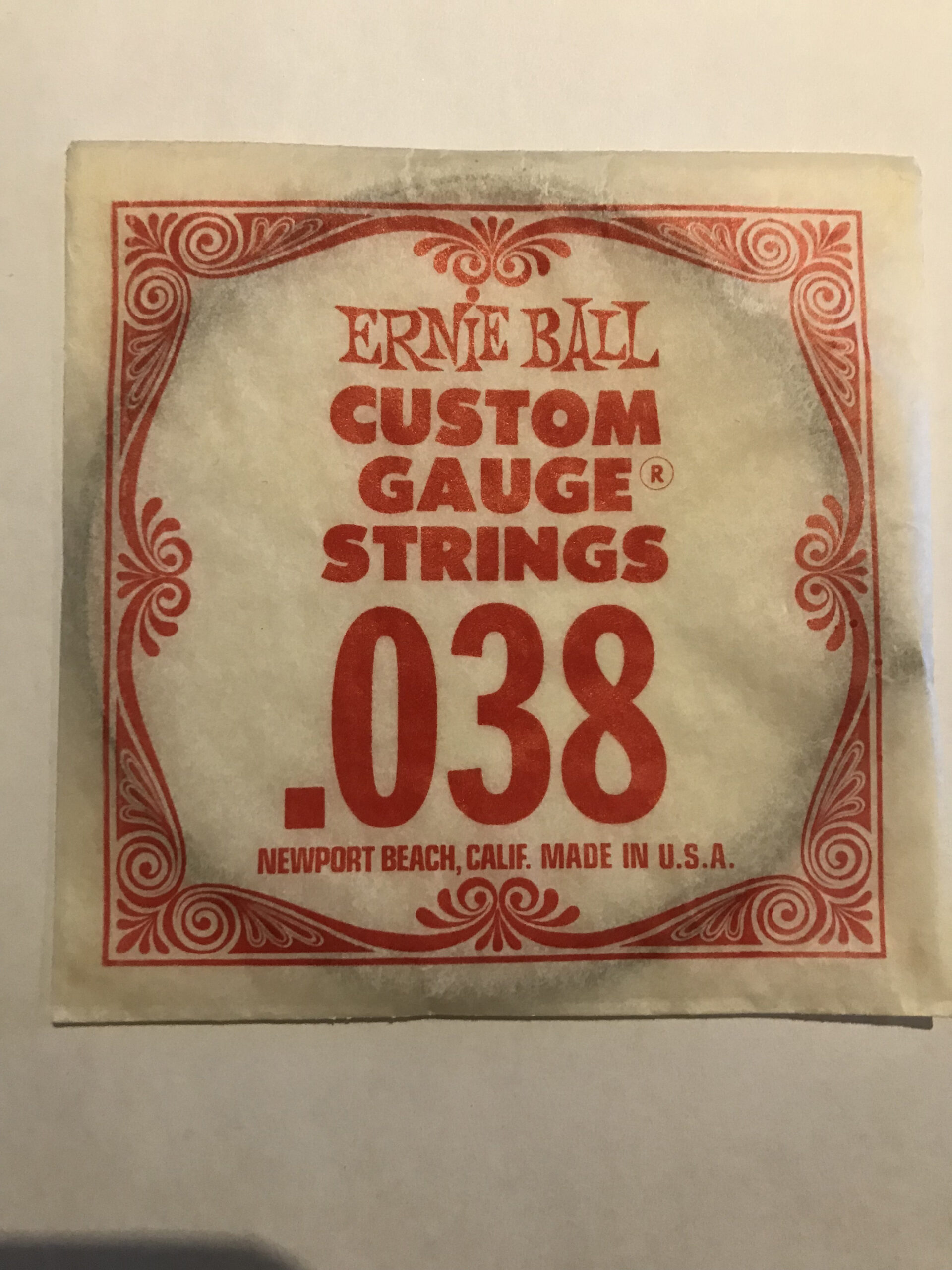 ERNIE BALL .038