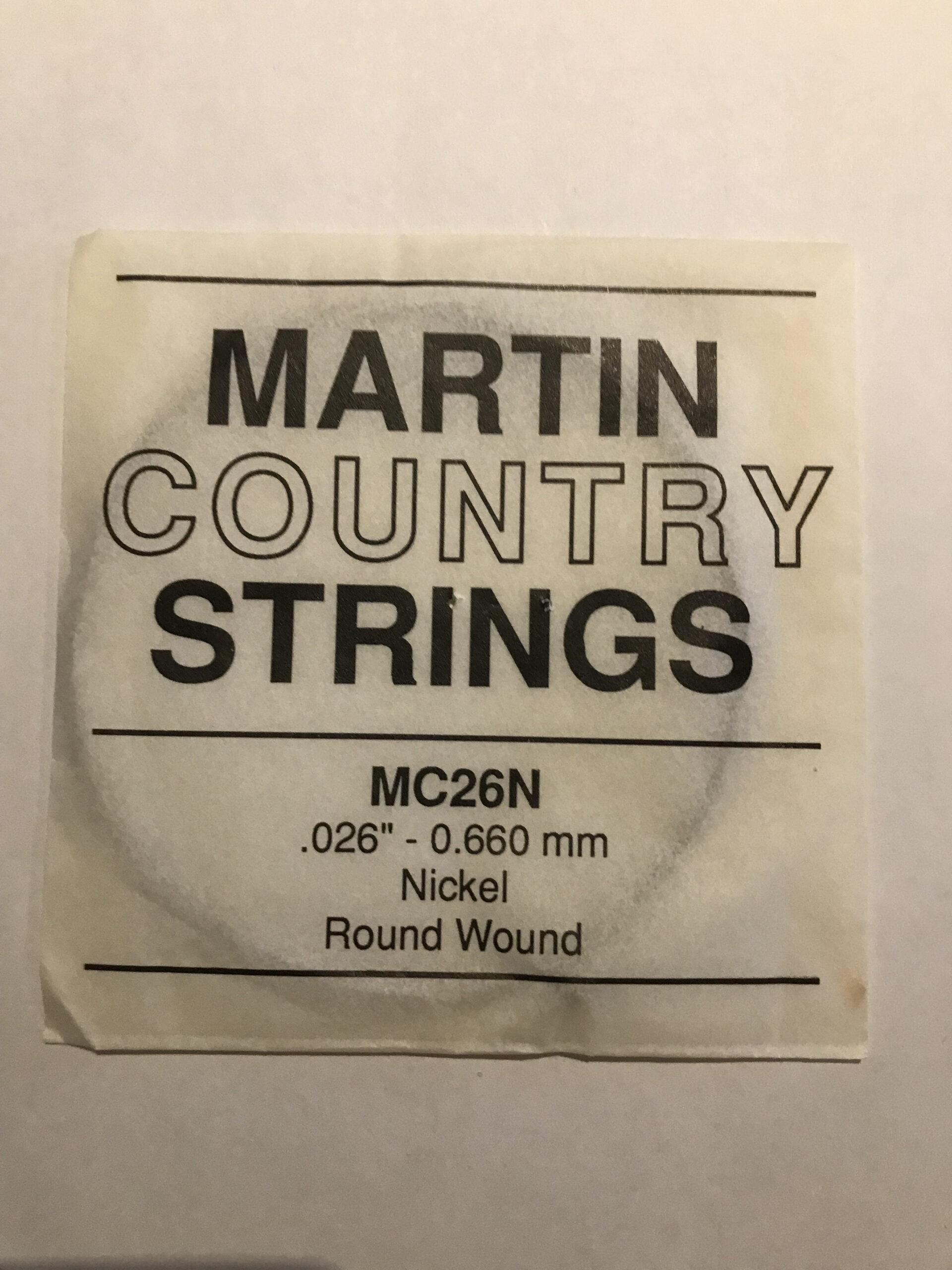 MARTIN COUNTRY STRINGS MC26N